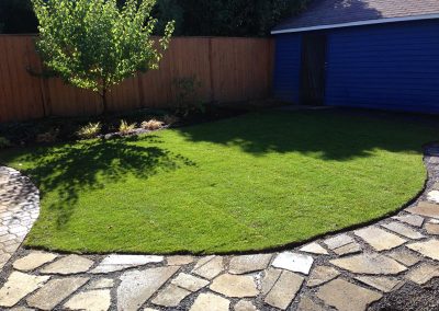 Backyard Flagstones